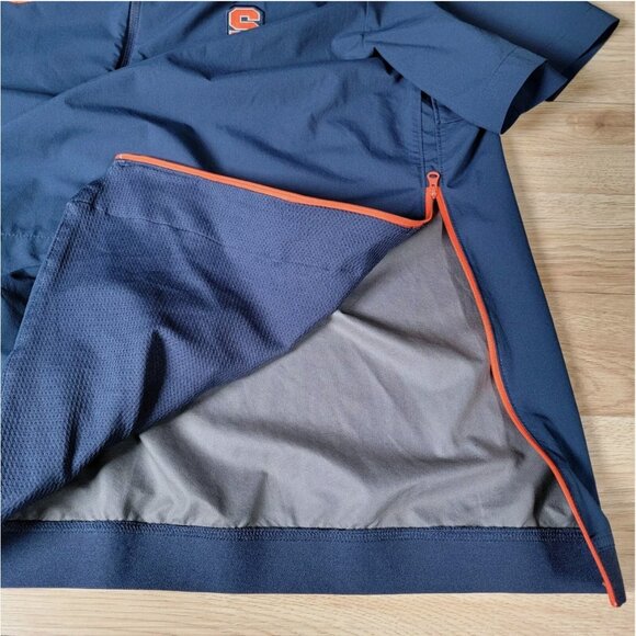 Syracuse Orange Shirt Mens XL Blue NCAA Basketball Half‎ Zip Pullover Nike Team - Picture 3 of 9